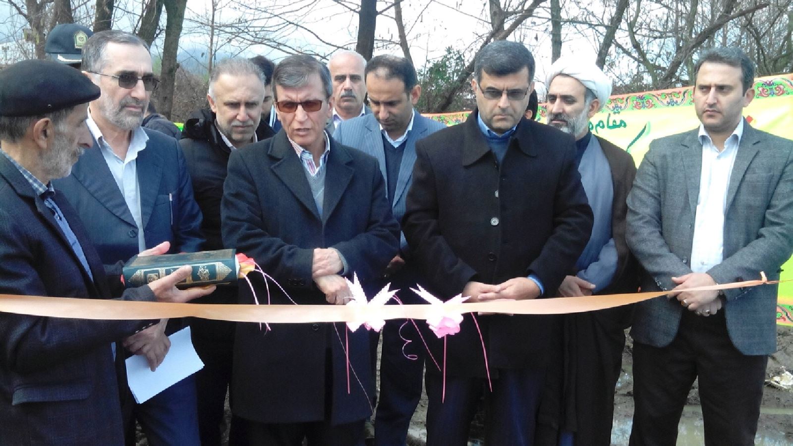 افتتاح پروژه شبکه فرعی آبیاری وزهکشی لاینینگ روستای کهنه گویه شهرستان املش 