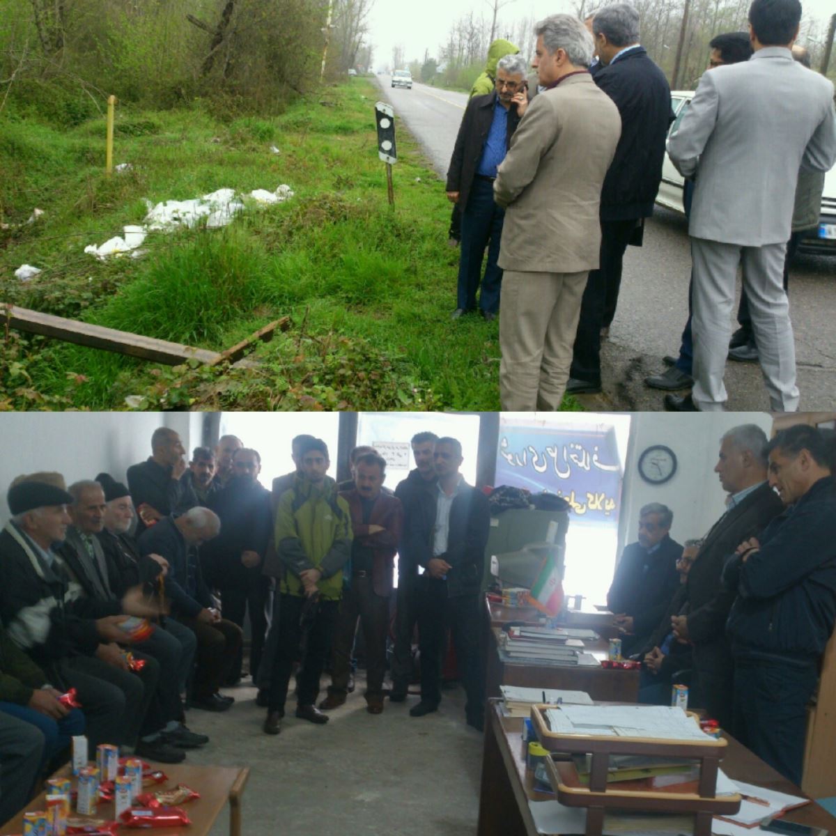 بازدیدمقامات عالی شهرستان لاهیجان ازفعالیتهای بخش کشاورزی