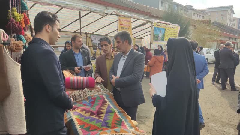 نمایشگاه توانمندی‌های بانوان روستایی در سازمان جهاد کشاورزی استان گیلان برپا شد