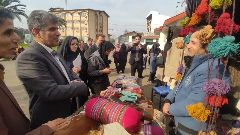 نمایشگاه توانمندی‌های بانوان روستایی در سازمان جهاد کشاورزی استان گیلان برپا شد