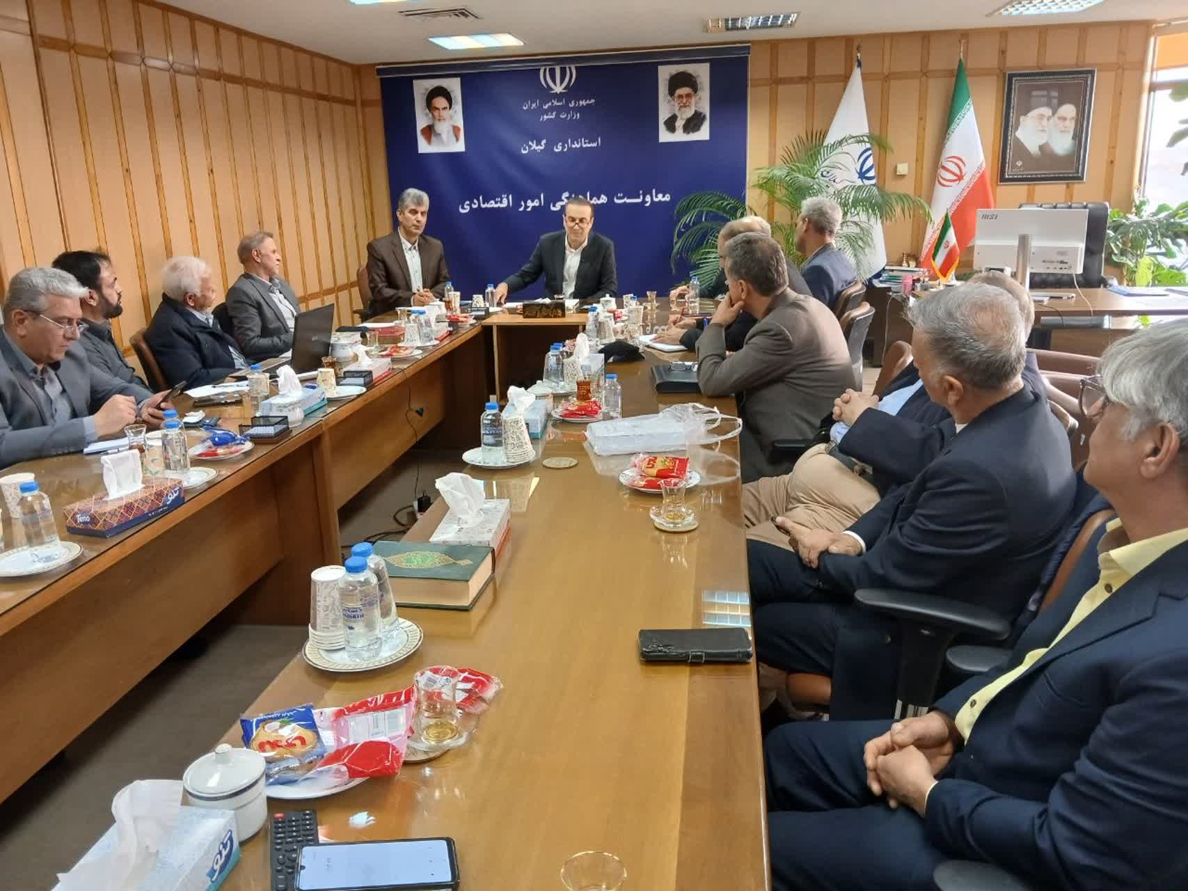 دیدار اعضای انجمن گیاهان دارویی کشور با معاون اقتصادی استاندار گیلان