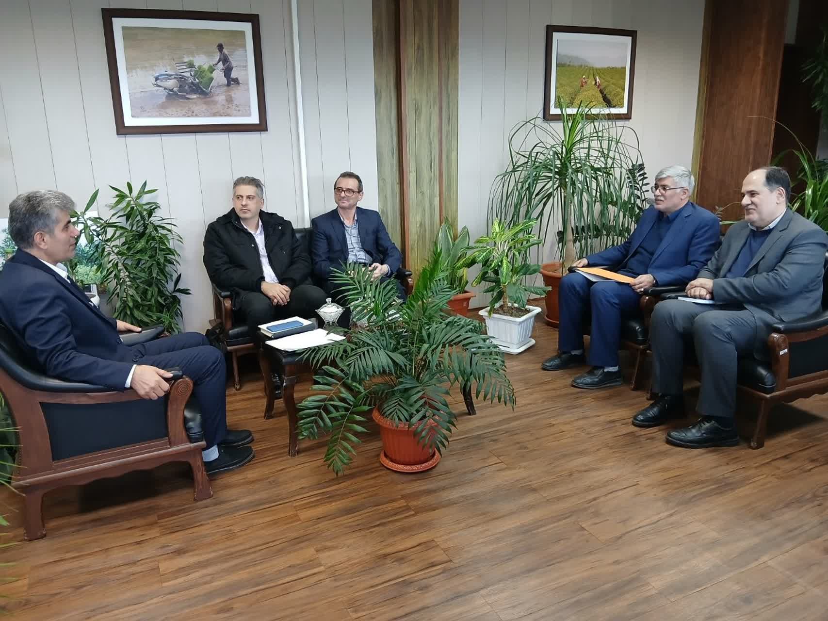 دیدار رئیس سازمان جهاد کشاورزی گیلان با مدیرحوزه دفتر بازرسی، ارزیابی عملکرد و رسیدگی به شکایات وزارت جهاد کشاورزی