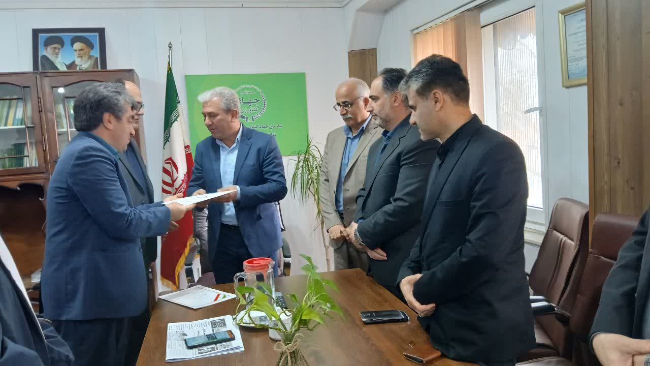 سرپرست معاونت تولیدات گیاهی سازمان جهاد کشاورزی گیلان معرفی شد