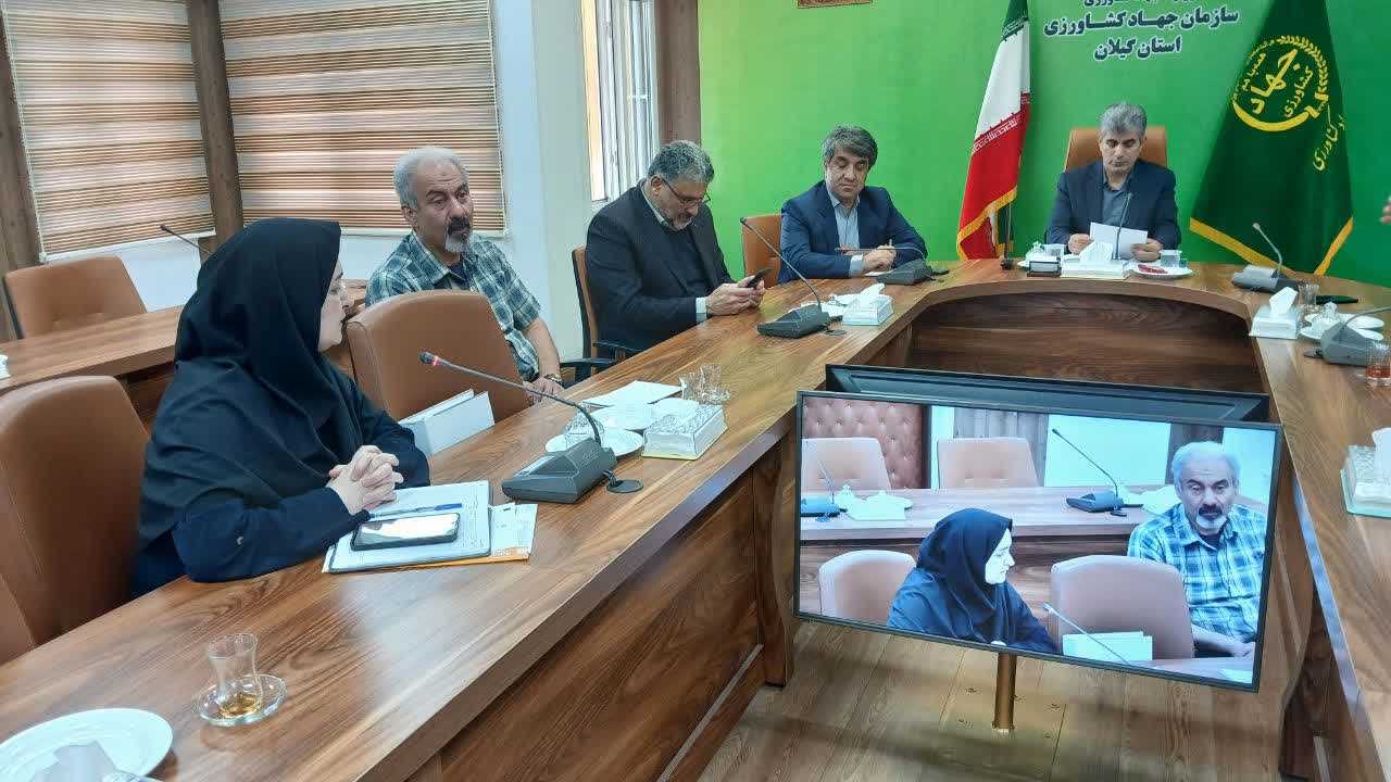 دیدار رئیس سازمان جهاد کشاورزی گیلان با صاحبان واحدهای شالیکوبی