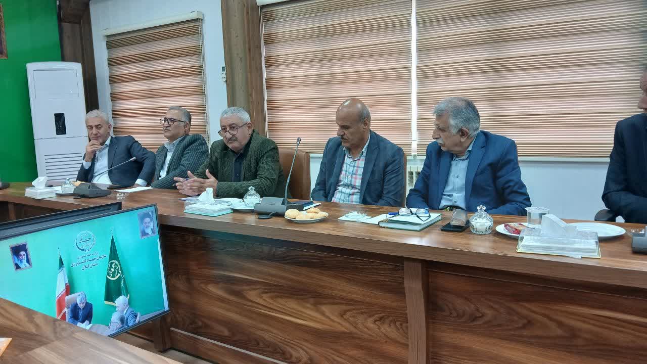دیدار رئیس سازمان جهاد کشاورزی گیلان با صاحبان واحدهای شالیکوبی