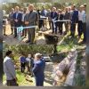 افتتاح پروژه احداث کانال آب کشاورزی روستای جمال آباد شهرستان رودبار