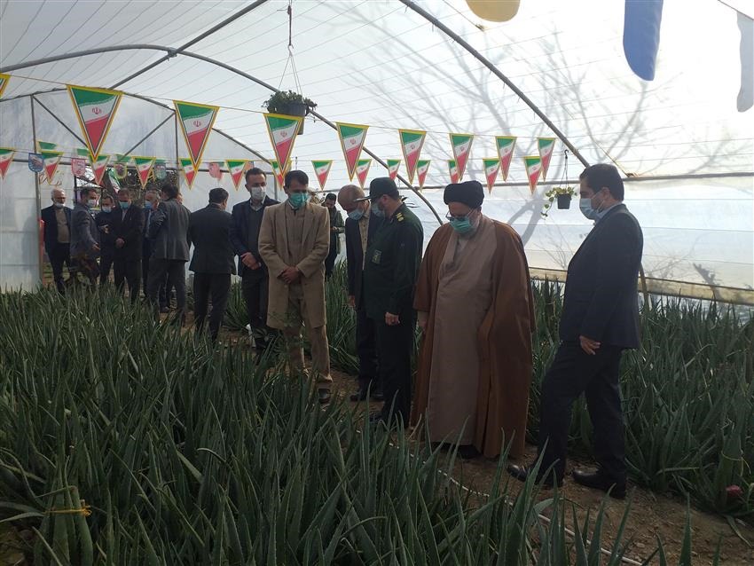 افتتاح  گلخانه شاندرمن به مناسبت دهه مبارک فجر