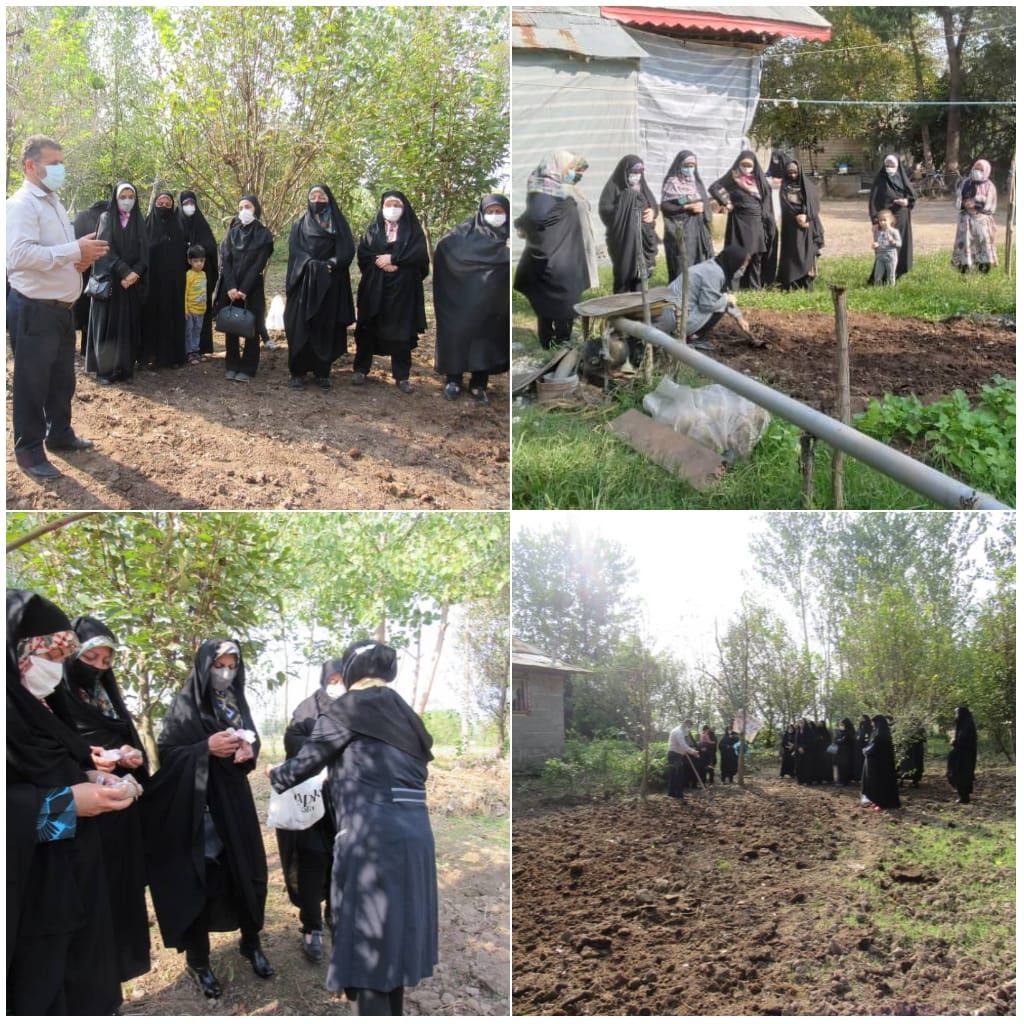 برگزاری آموزش بهداشت مواد غذایی مختص به زنان روستایی بخش سنگر شهرستان رشت به مناسبت روز جهانی غذا