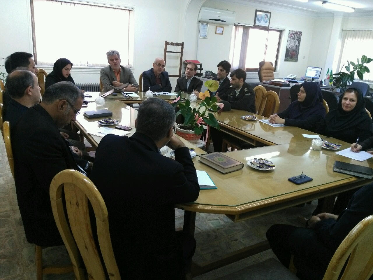 برگزاری جلسه کارگروه کشاورزی و امنیت غذایی پدافند غیرعامل در لاهیجان