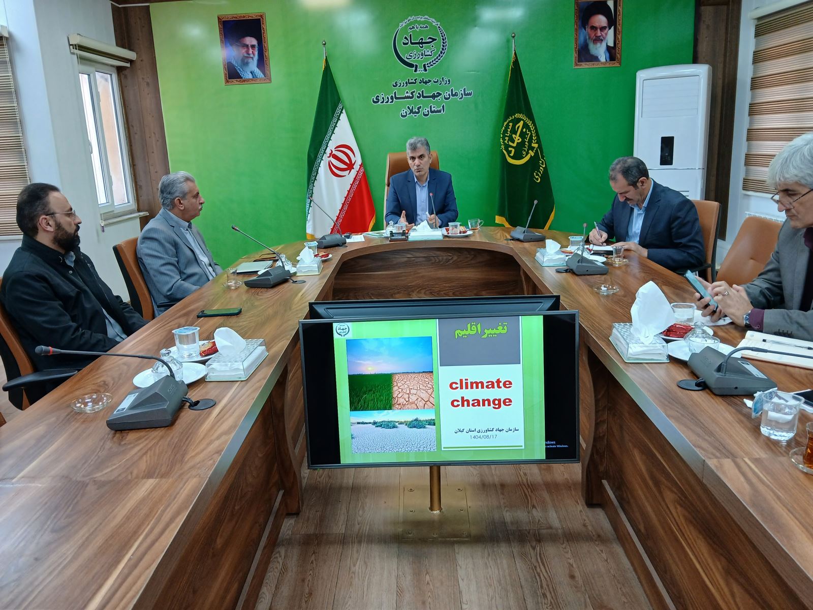 رئیس سازمان جهاد کشاورزی استان: تشکیل کمیته تغییر اقلیم در گیلان ضرورت دارد