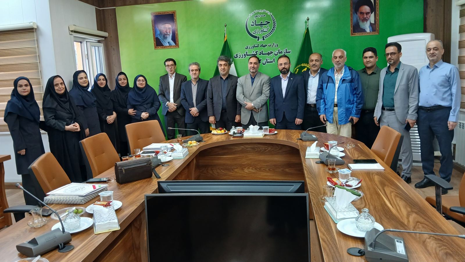 برگزاری جلسه تهک در سازمان جهاد کشاورزی استان گیلان