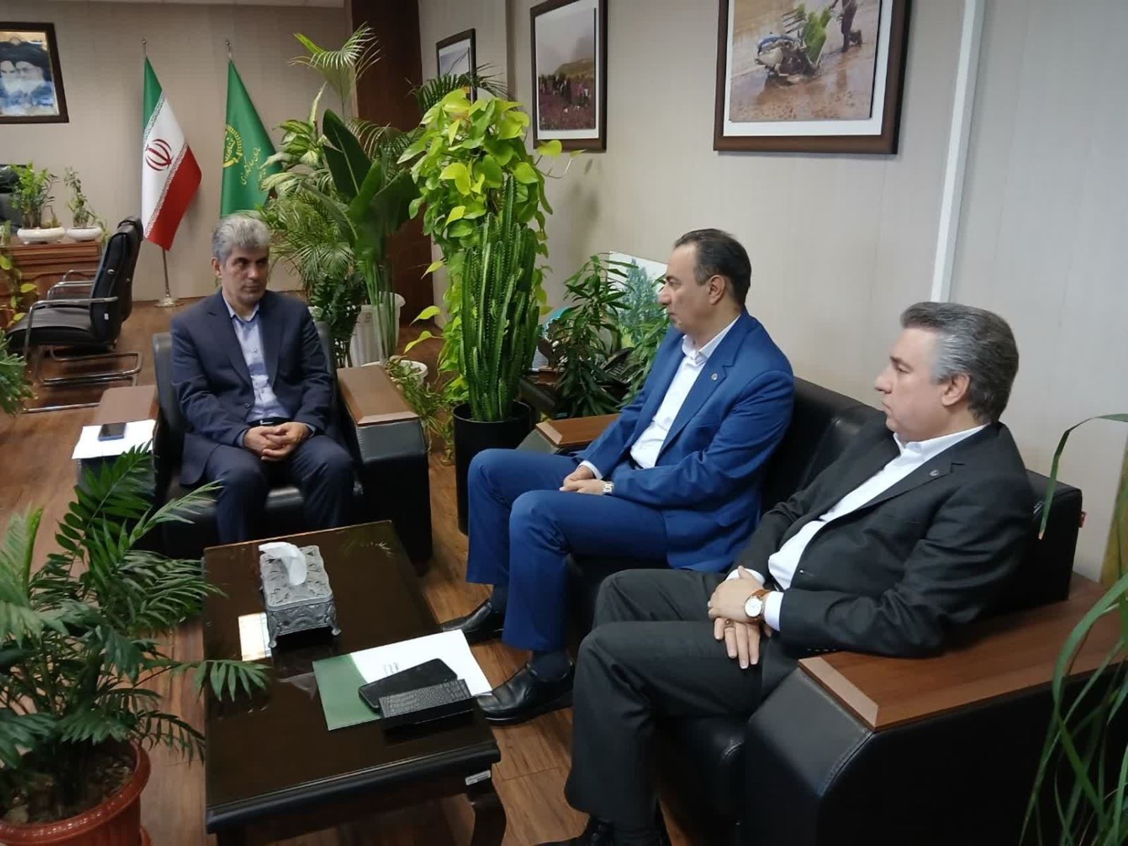 دیدار رئیس سازمان جهاد کشاورزی گیلان با مدیر شعب پست بانک استان