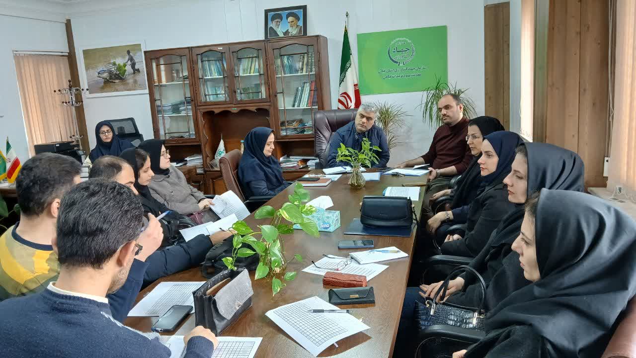 نشست تخصصی طرح جهش تولید در شالیزارها در سازمان جهاد کشاورزی گیلان برگزار شد