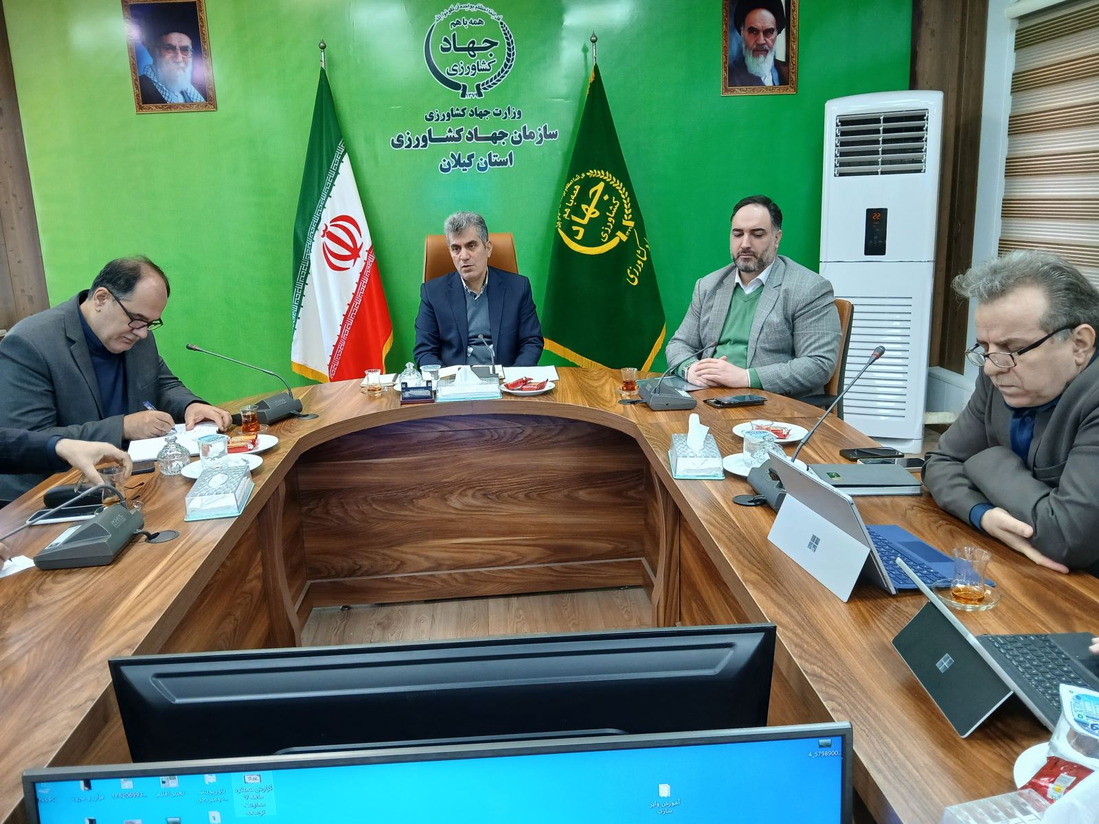 جلسه شورای معاونین سازمان جهاد کشاورزی استان گیلان برگزار شد 