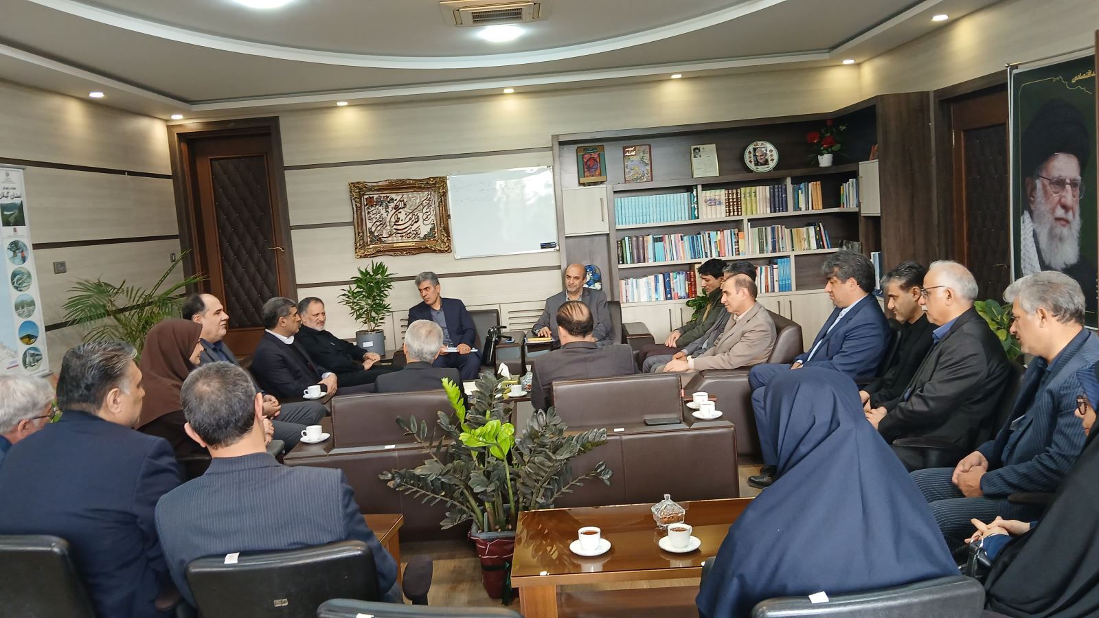 دیدار رئیس و مدیران خانواده بزرگ جهاد کشاورزی گیلان با مدیرکل بازرسی استان